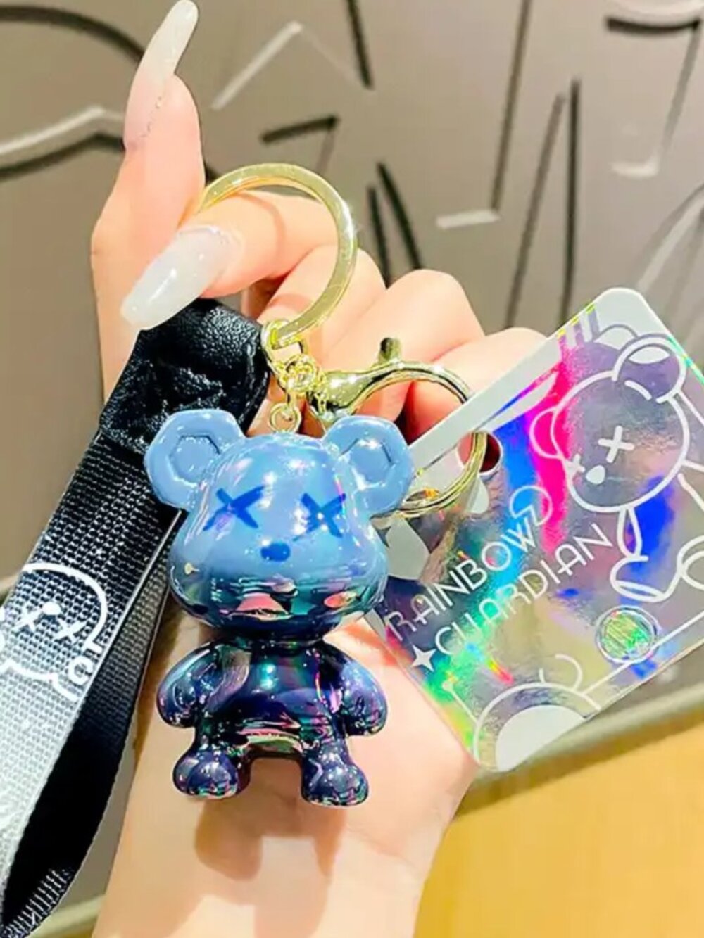Shiny Bear Color Keychain B2 - Picture 7 of 8
